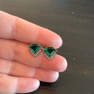 Chloe & Isabel Green studs